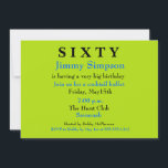 Sorpresa SESENTA Invitación de cumpleaños<br><div class="desc">POR FAVOR, CONTACTE CONMIGO SI NECESITAS AYUDA CON ESTA PLANTILLA. ¡Hola! Gracias por visitar Donna Gotlib Designs y ver todo lo que tenemos que ofrecer. Sé que tienes opciones cuando estás comprando y te gustaría saber que aprecio tu negocio. Mira otros artículos que he creado y leo a continuación para...</div>