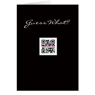 ¡Sorpresa!  Tarjeta del código de QR