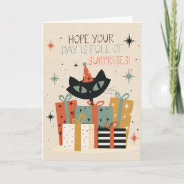 Sorpresas de cumpleaños | tarjeta divertida