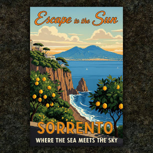 Sorrento, Italia: Una vieja colección de Posters d