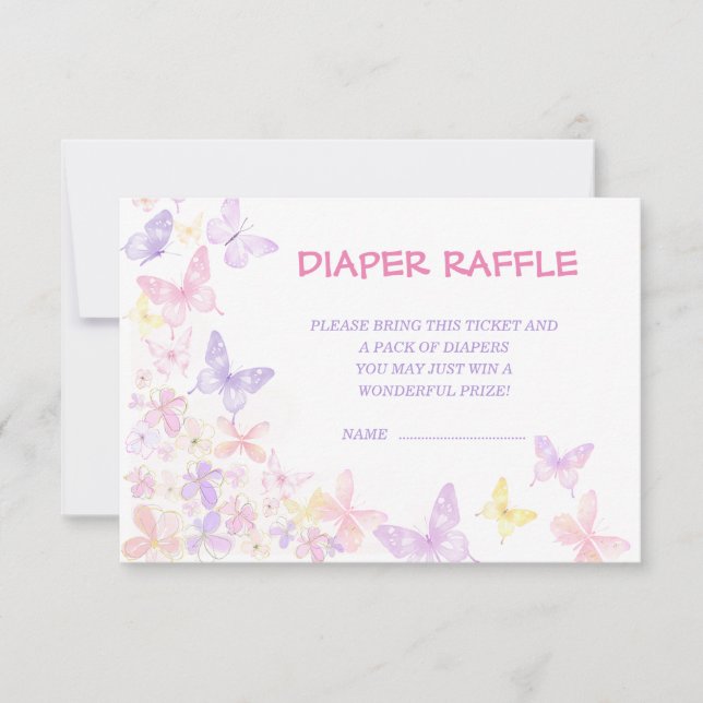 Sorteo de Pañales de Mariposa Elegante para Baby S (Anverso)