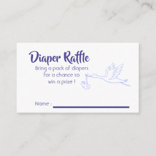 Sorteo de pañales para enviar con la invitación de