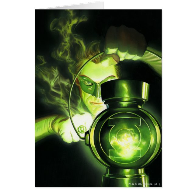 Sostener la Linterna Verde (Frente)