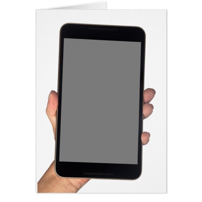 Sostener un phablet (Frente)