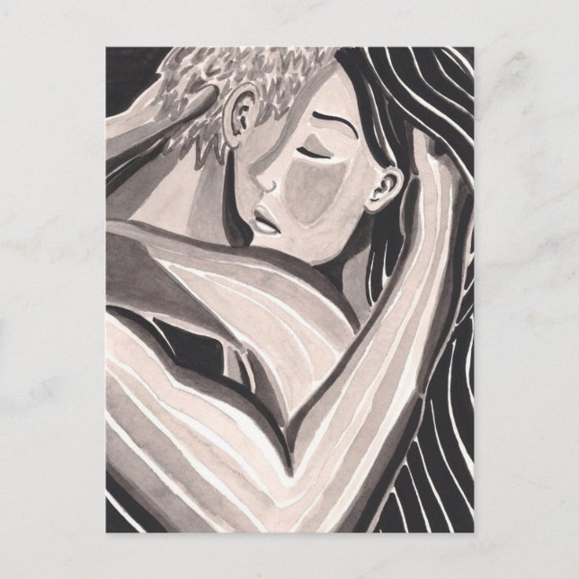 Sosténganme tarjeta postal estrecha (Anverso)