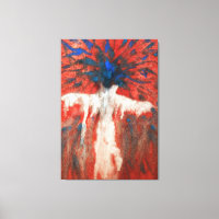Soul aún pintura abstracta de arte de una sola par