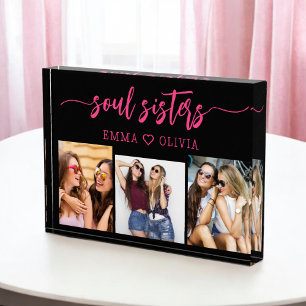 Soul Hermanas Hot Pink 3 Collage de fotos Keepsake
