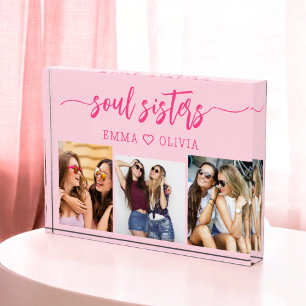 Soul Hermanas Hot Pink 3 Collage de fotos Keepsake