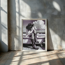 Soul Occidental - Impresión de Poster de Cowgirl