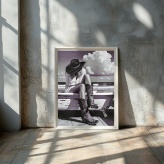 Soul Occidental - Impresión de Poster de Cowgirl