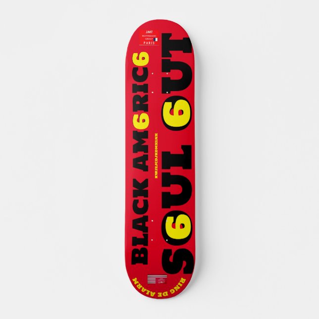 SOUL OUT Tabla de skateboard de 7 3/4" (Anverso )