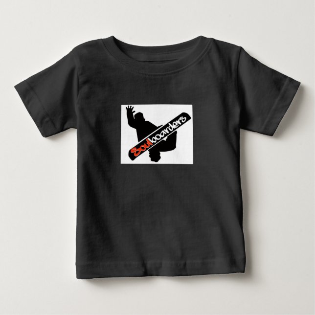 Soulboarders baby toddler baseball jersey tee (Anverso)