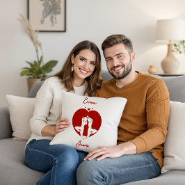 Soulmates en Cojín decorativo personalizado de arm