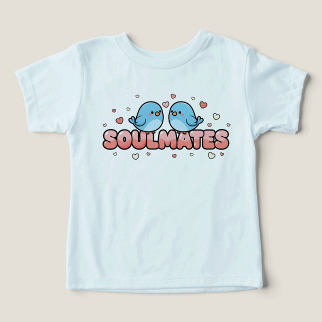 Soulmates: Kawaii Bluebirds Pastel Love (Diseño delantero )
