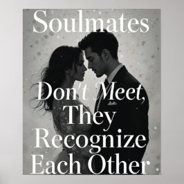 Soulmates Romántica Cita de Amor Arte