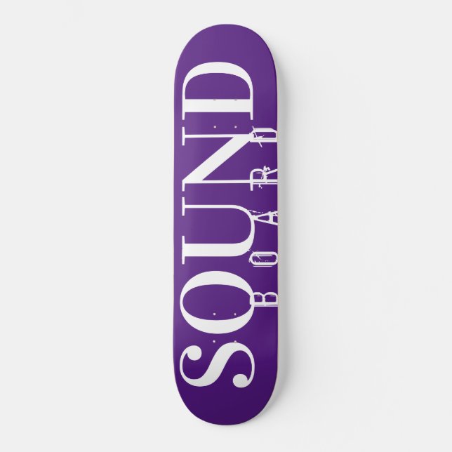 SÓUND BOARD Skateboard (Anverso)