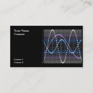 Sound Wave Design 01 - tarjetas de visita