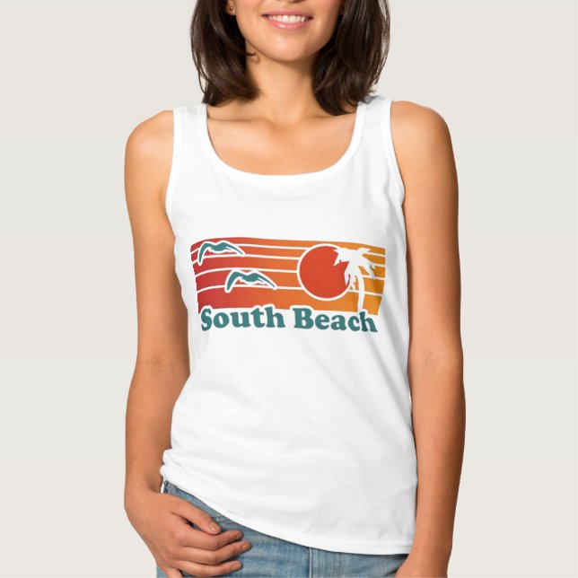 South Beach Miami Tank Top (Anverso)
