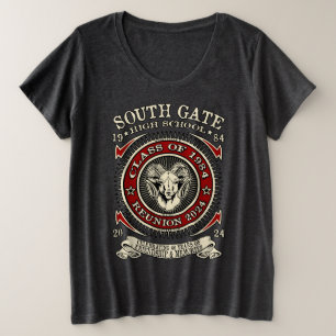 South Gate H.S. Rams Women's plus size T-Shirt