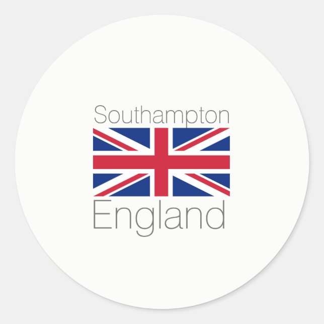 Southampton, Pegatina de Inglaterra (Anverso)