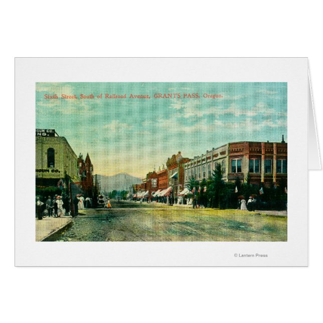 Southern View of Sixth Street desde el ferrocarril (Anverso (Horizontal))