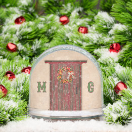 Southwest Holiday Chile Wreath Door Personalized