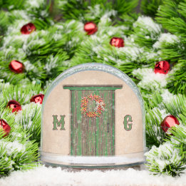 Southwest Holiday Chile Wreath Door Personalized