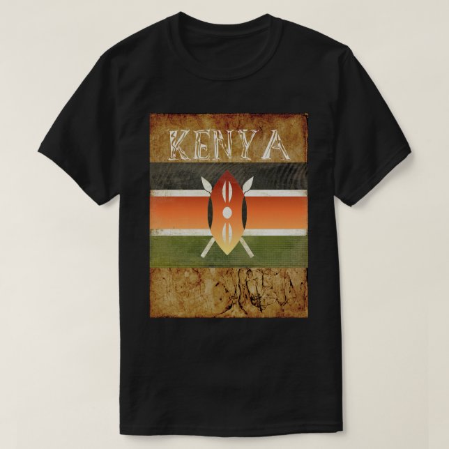 Souvenir de camisetas de Kenia (Diseño del anverso)