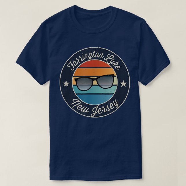 Souvenir de Farrington Lake New Jersey  (Diseño del anverso)