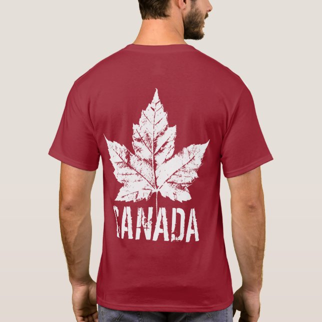 Souvenir de la camiseta de Guay Canada Retro Maple (Reverso)