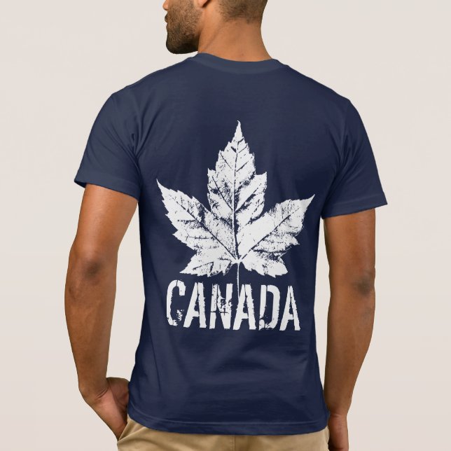 Souvenir de la camiseta de Guay Canada Retro Maple (Reverso)