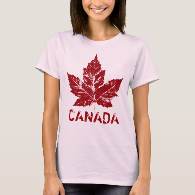Souvenir de la camiseta de Guay Canada Retro Maple (Anverso)