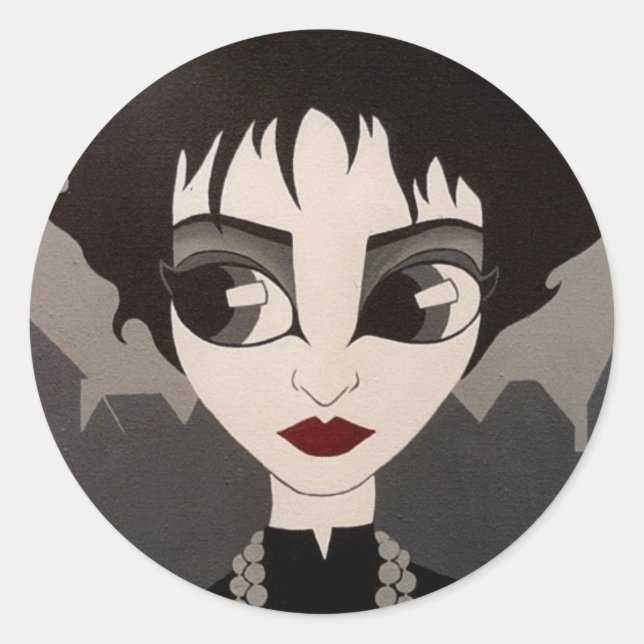 Souxie round pegatina (Anverso)