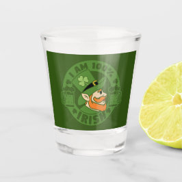 Soy 100% Vaso de Chupito Irlandés