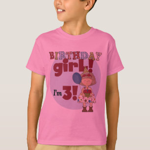 Soy 3 camisetas y regalos del chica del cumpleaño