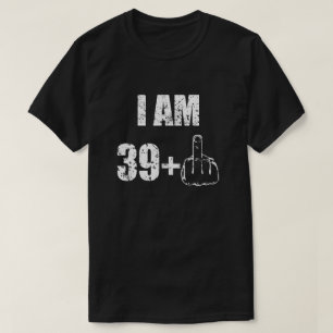 Soy 40 años de la camisa para hombre divertida