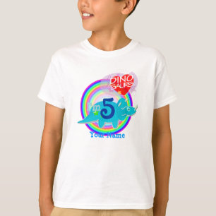 Soy 5 - camiseta azul de Dino de la 5ta