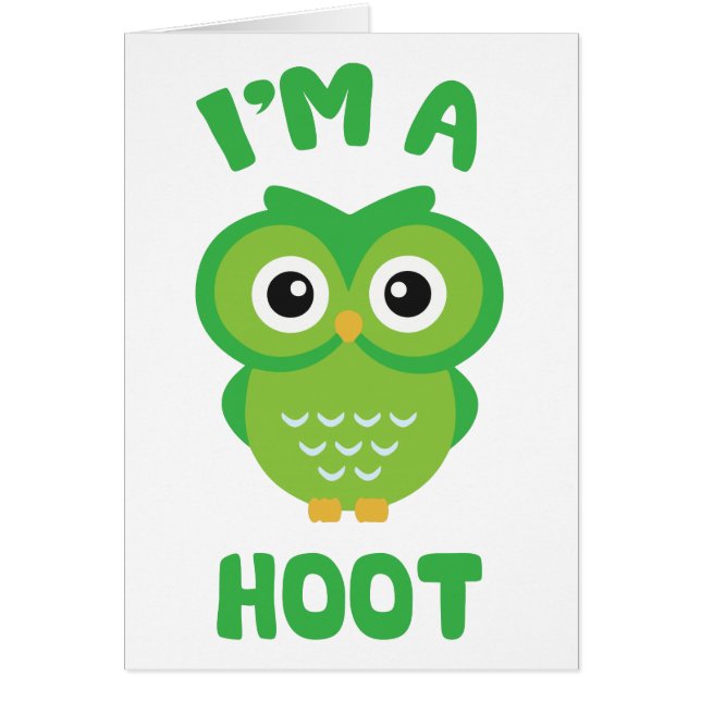 Soy A Hoot (Pun de búho guapo) (Frente)