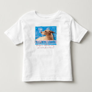 ¡Soy adoptada y soy hermosa! Camisetas para niños