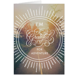 Soy agradecido para la aventura