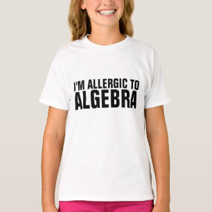 SOY ALÉRGICO A LAS Camisetas Graciosas Para Niños