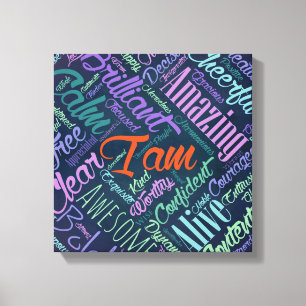 Soy arte de la nube de la palabra de las