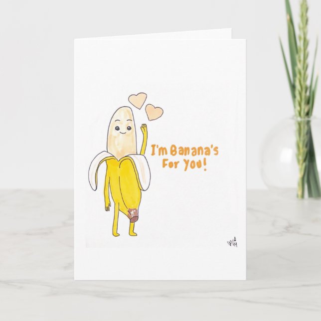 Soy bananas por tu tarjeta (Anverso)