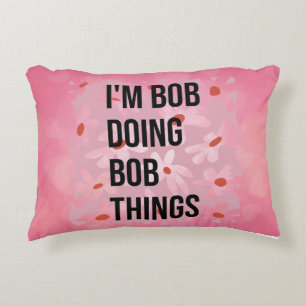 Soy Bob haciendo Cojines decorativos Bob Things, s
