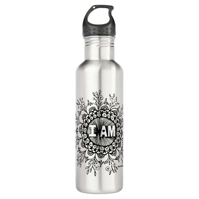SOY botella de agua del acero inoxidable de la (Anverso)