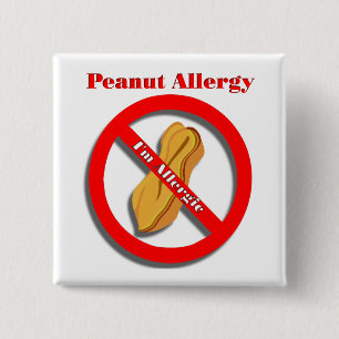 Soy botón alérgico del Pin de la alergia del