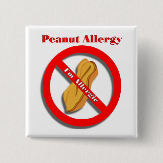Soy botón alérgico del Pin de la alergia del