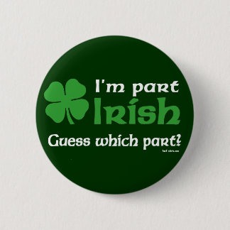 Soy botón del irlandés de la parte