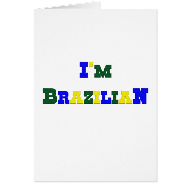 Soy brasileño (Frente)