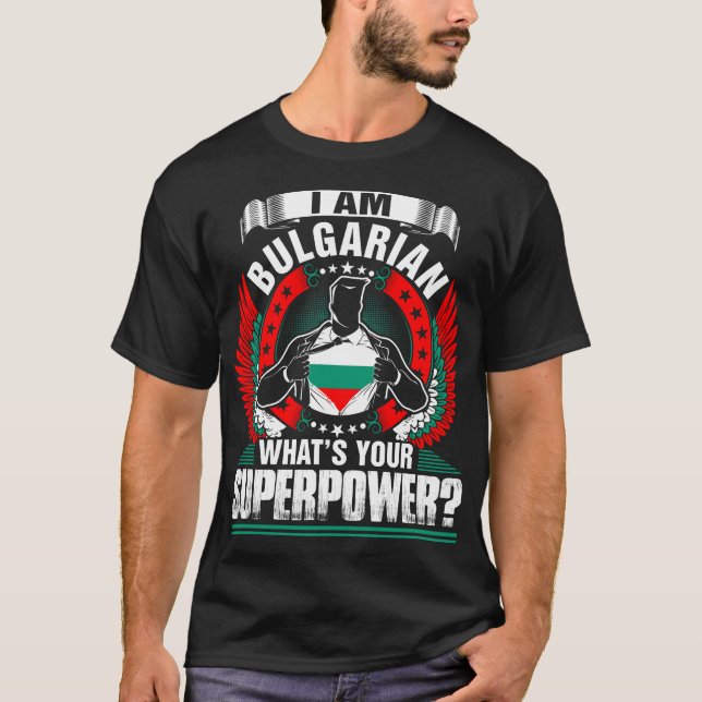 Soy búlgaro, ¿cuál es tu camiseta de superpoder? (Anverso)